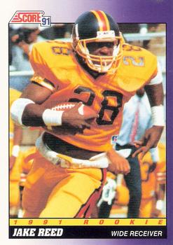 Jake Reed Minnesota Vikings 1991 Score NFL Rookie Card #574